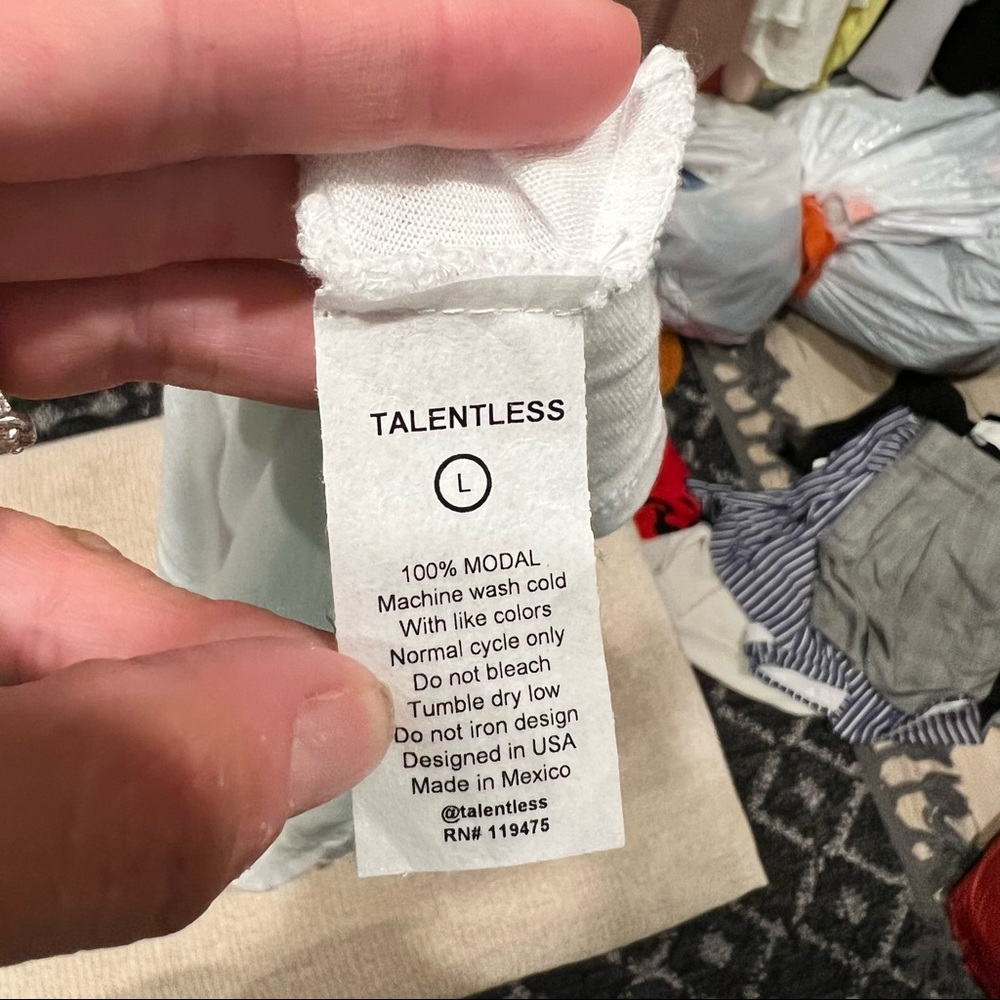 Talentless Modal Basic White Tee - image 5